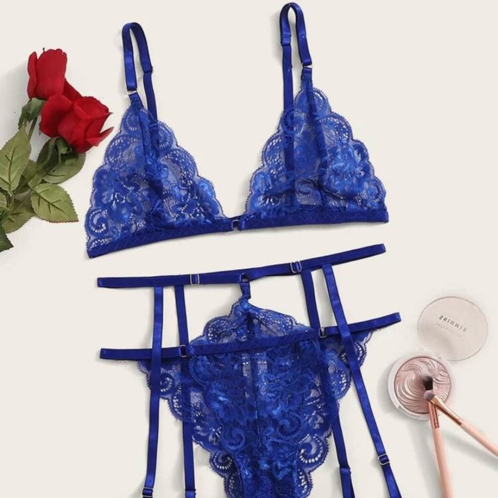 Sexy Blue Lingerie.